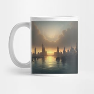 Coastal Sunset Metropolis Mug